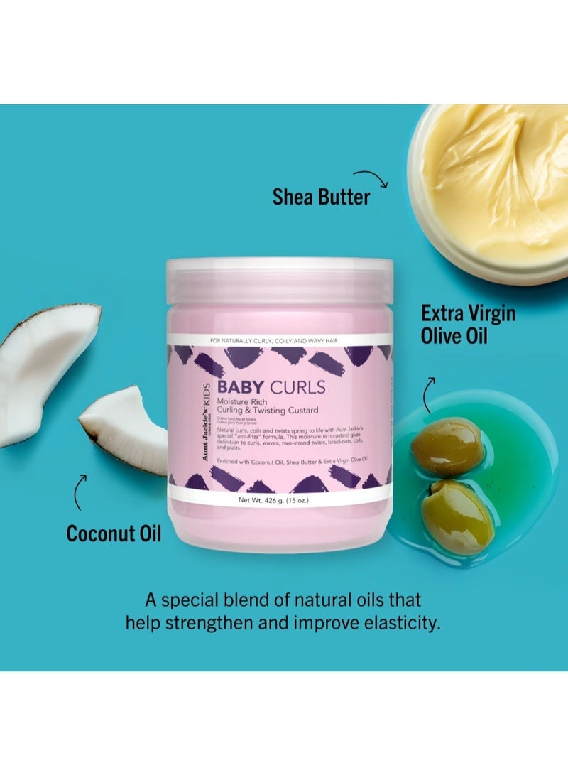 أنت جاكيز كريم بيبي كيرلز المرطب لتجعيد الشعر وتصفيفه 426 غرام - Image 2